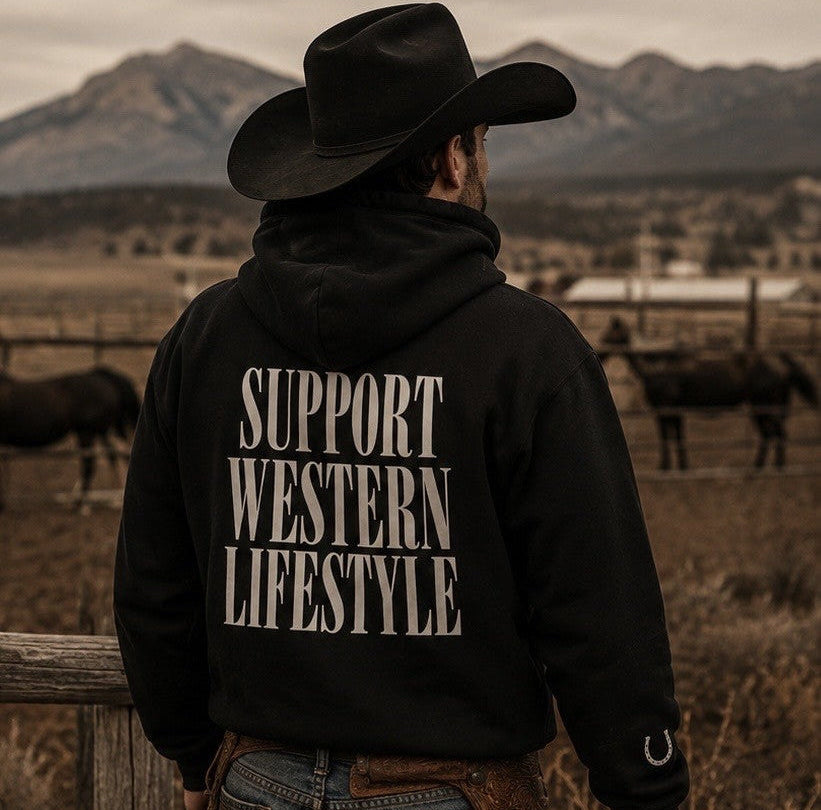 Support Western Lifestyle Zip Hoodie