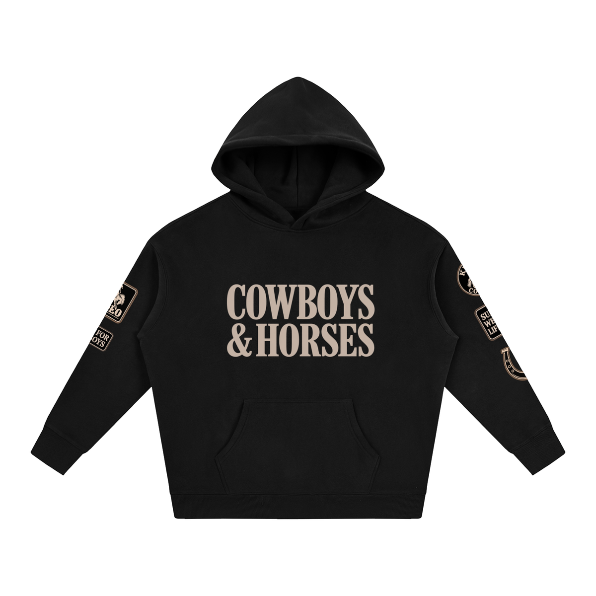 Rodeo Patch Sleeve Hoodie