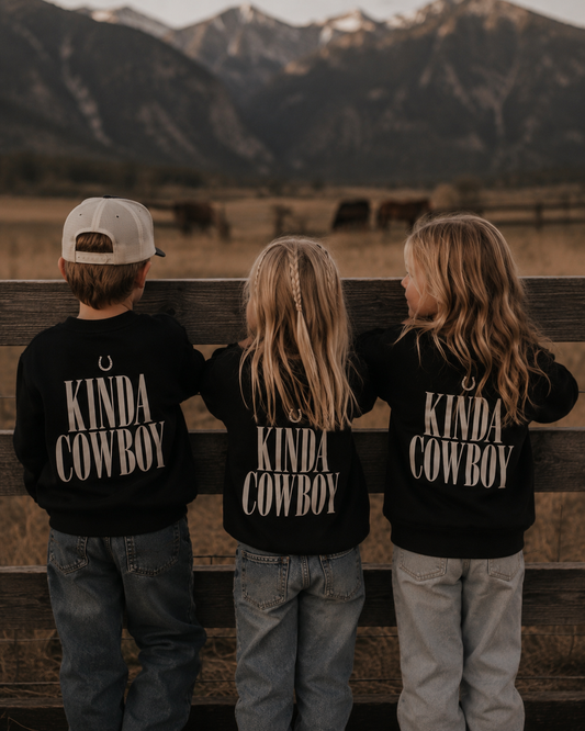 Kinda Cowboy Youth Pullover