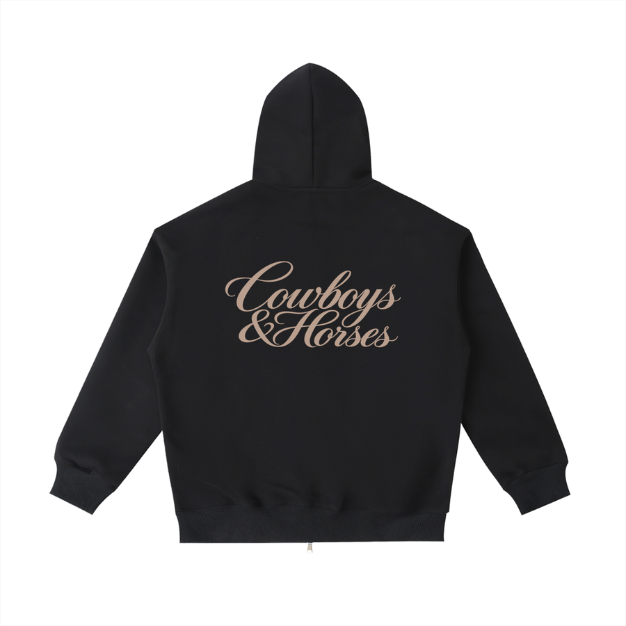 Rodeo Zip Script Hoodie