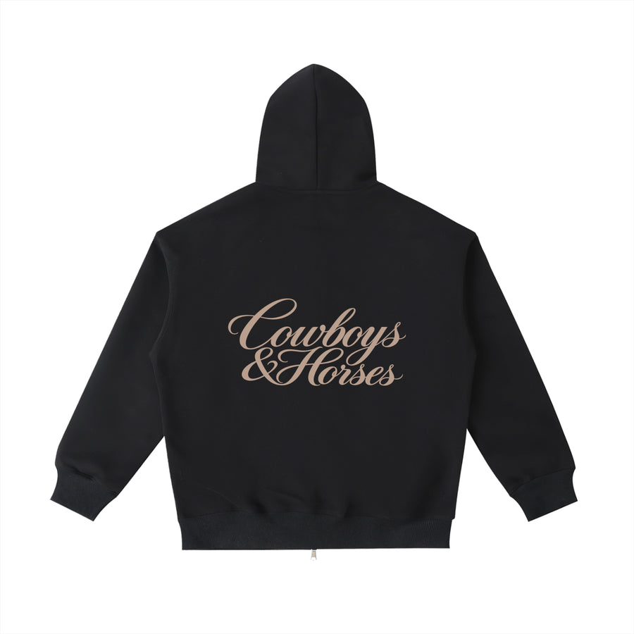 Rodeo Zip Script Hoodie