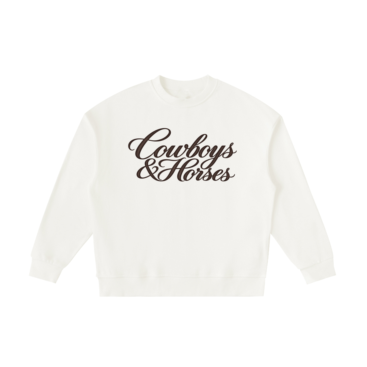 Girls' Cowboys & Horses Crewneck