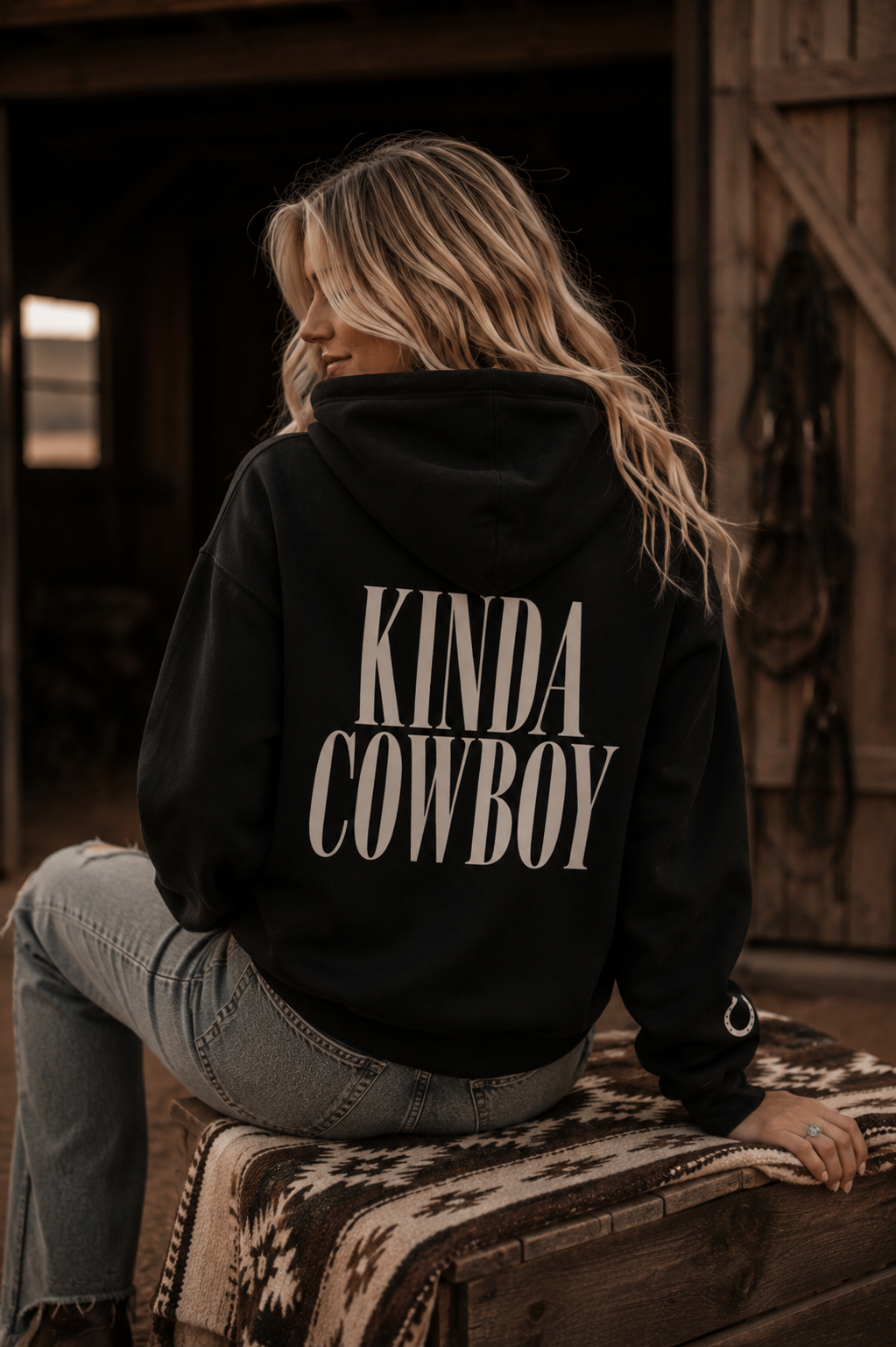 Kinda Cowboy Zip Hoodie