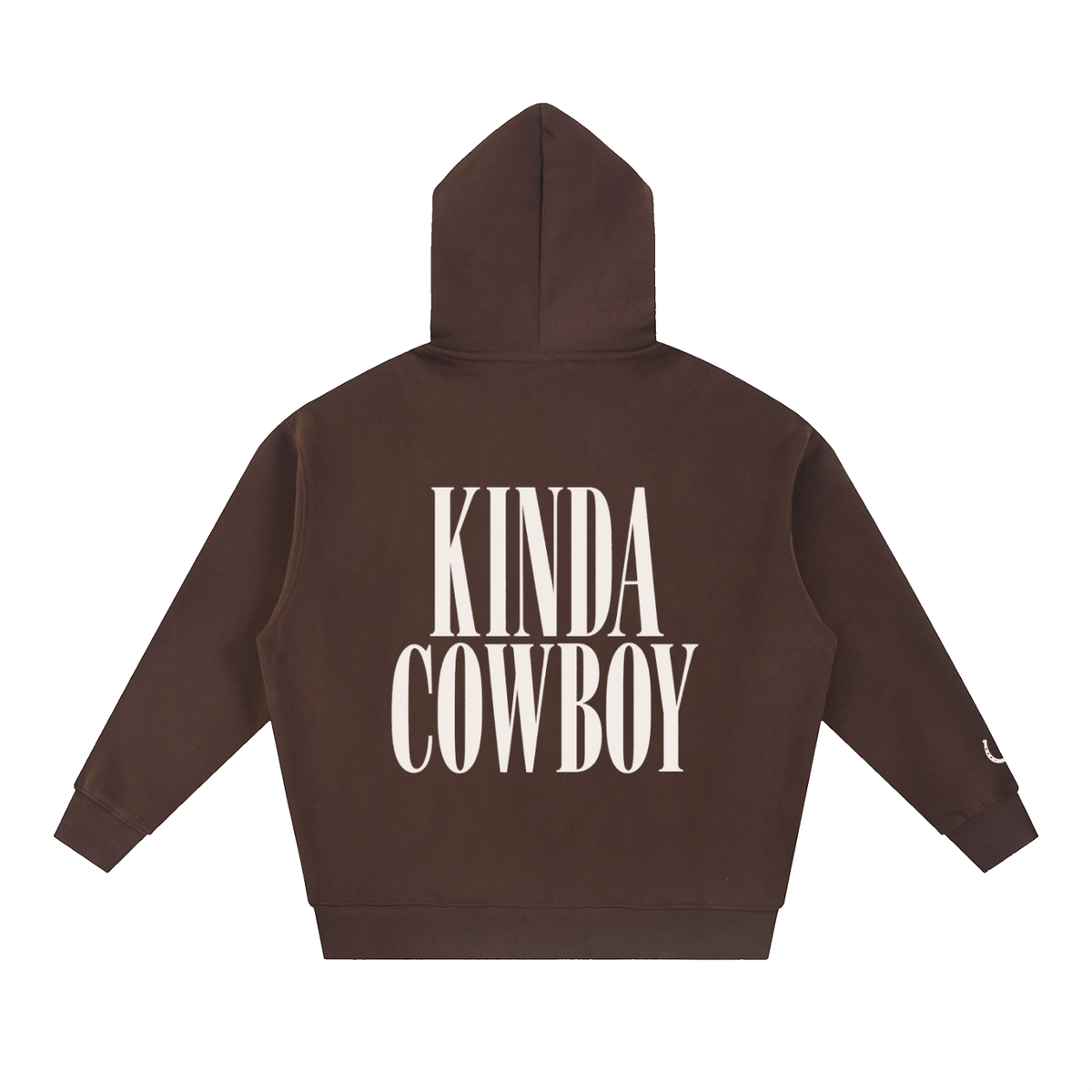 Brown Kinda Cowboy Zip Hoodie