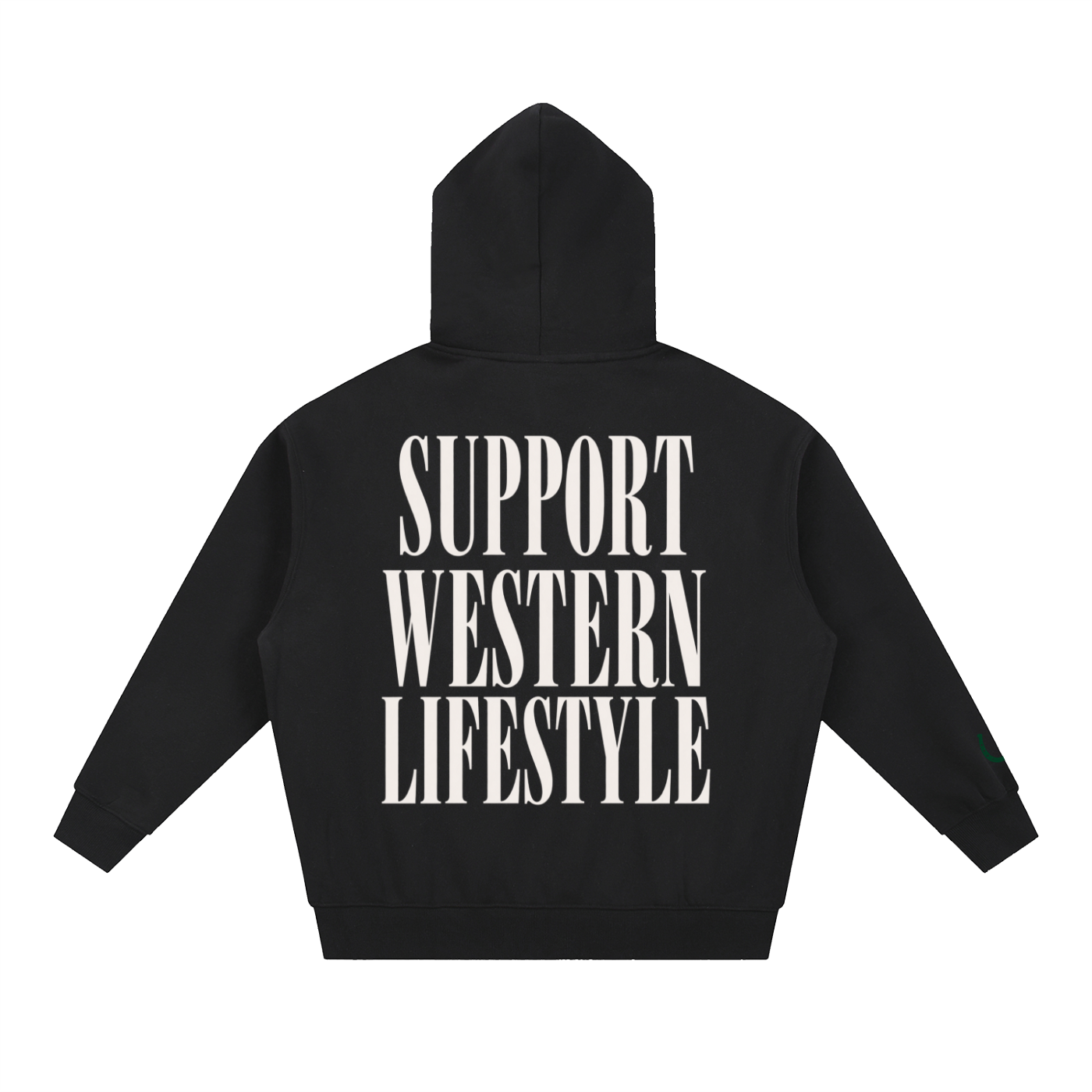 Support Western Lifestyle Zip Hoodie